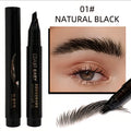 Magic 4-Fork Waterproof Eyebrow Pencil (Microblading Effect)