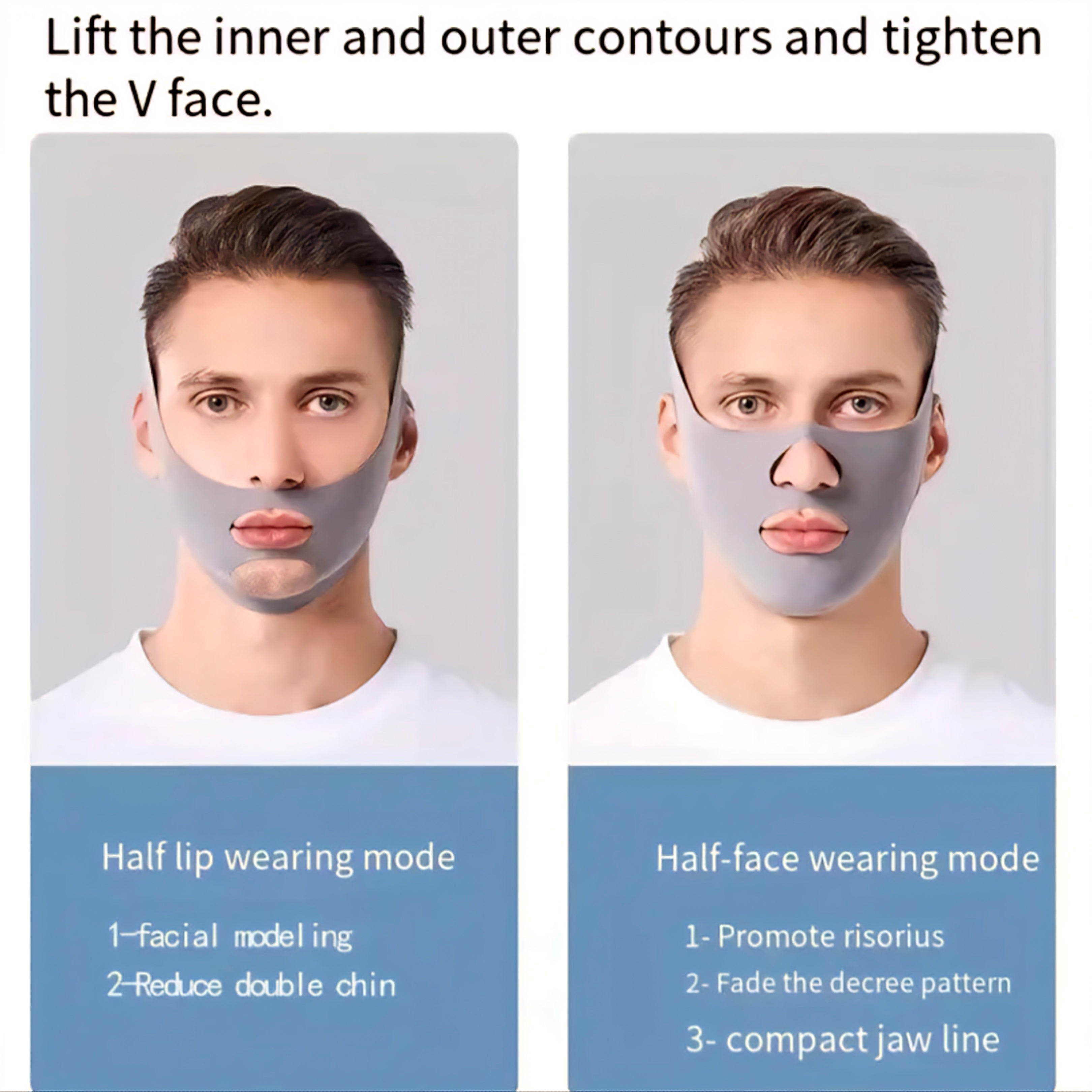 V-Shape Face Lifting & Firming Belt (Double Chin Reducer)